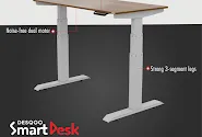 Single top white desk | Desqoo